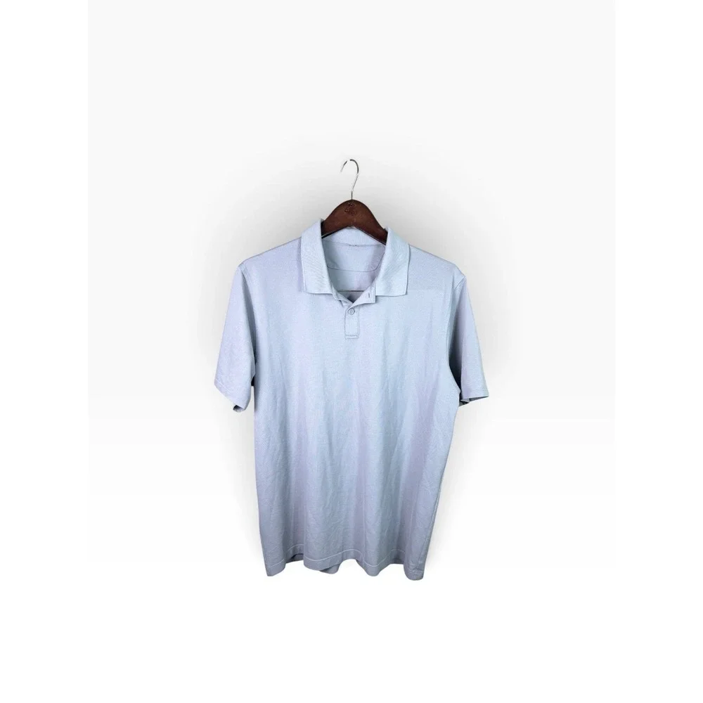 Lululemon Evolution Polo Short Slate Gray Size Large